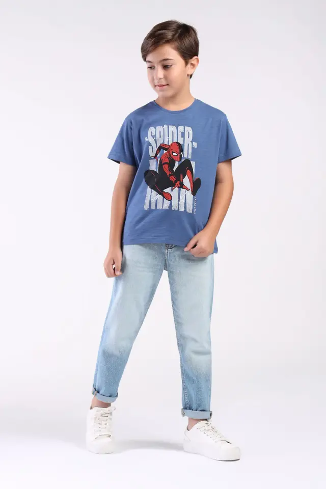 تیشرت طرحدار تابستانه پسرانه مدل 3755-لوک