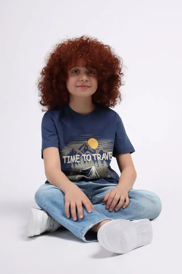 تیشرت اسپرت بچگانه طبیعت-لوک