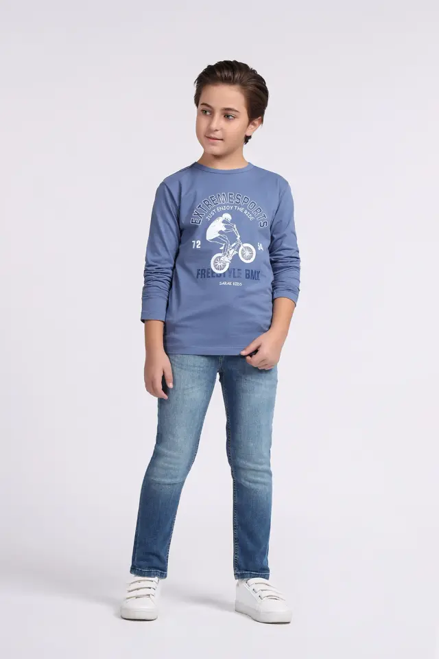 بلوز پسرانه آستین بلند مدل 4106-لوک