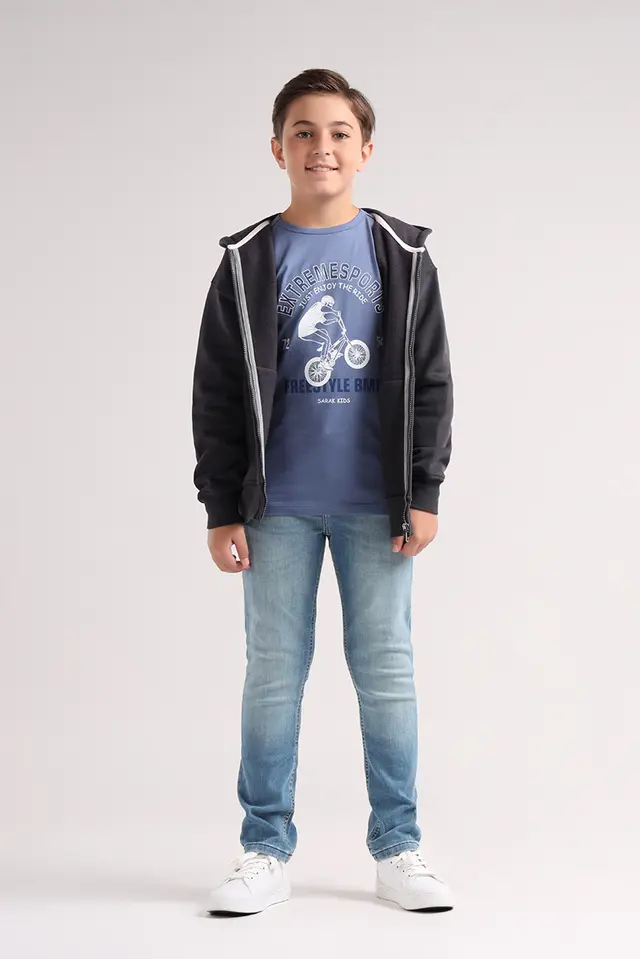 سویشرت کلاهدار پسرانه وارتان-لوک