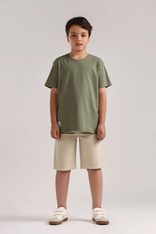 شلوارک کتان بچه گانه مدل 3770-لوک