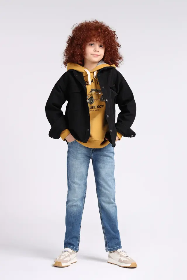 شومیز پسرانه آستین بلند مدل 4124-لوک