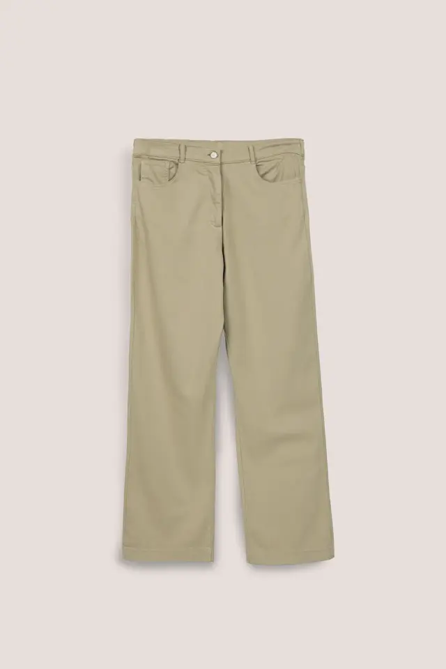 شلوار کتان زنانه مدل 4455-لوک