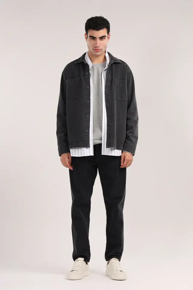 پیراهن پاییزی مردانه مدل 4370-لوک