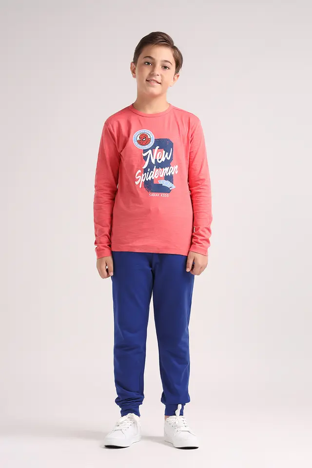 بلوز پسرانه طرحدار مدل 4077-لوک