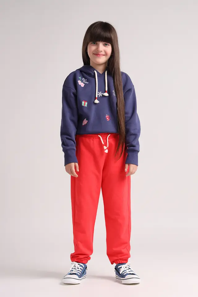 شلوار اسپرت دخترانه مدل 4147-لوک