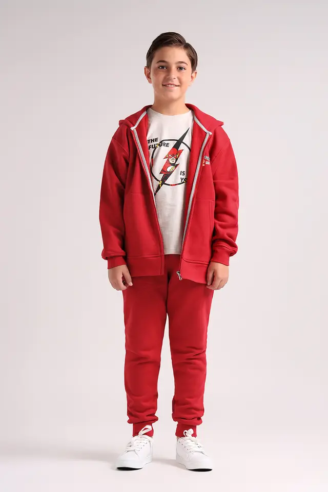 سویشرت زیپ دار پسرانه مدل 4155-لوک