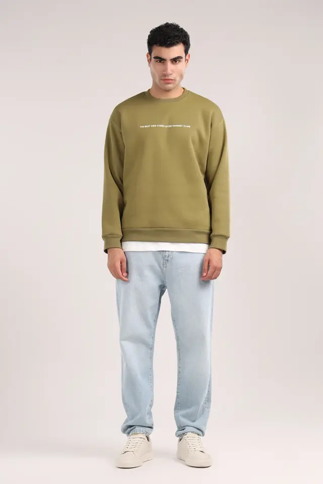 بلوز دورس یقه گرد مردانه مدل 4488-لوک