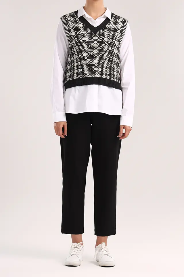 شلوار پارچه ای زنانه مدل 3928-لوک