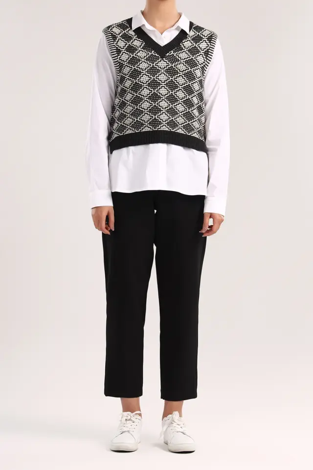 شلوار پارچه ای زنانه مدل 3928-لوک