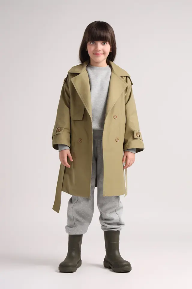 بارانی دخترانه مدل 4461-لوک