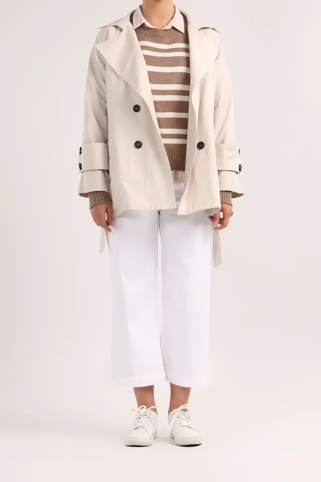 پلیور راه راه زنانه مدل 4278-لوک