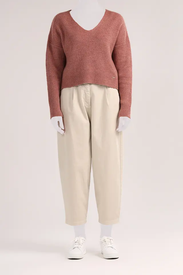 شلوار کتان زنانه مدل 4372-لوک