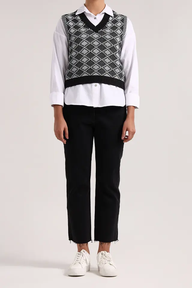 ژیله طرحدار زنانه مدل 4294-لوک