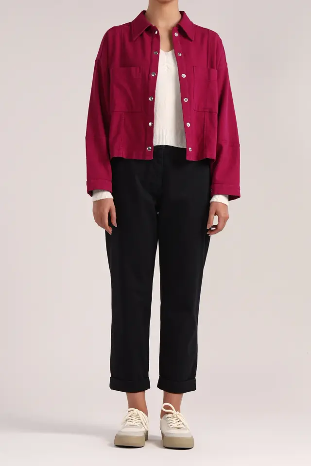 شلوار مام فیت زنانه مدل 4454-لوک