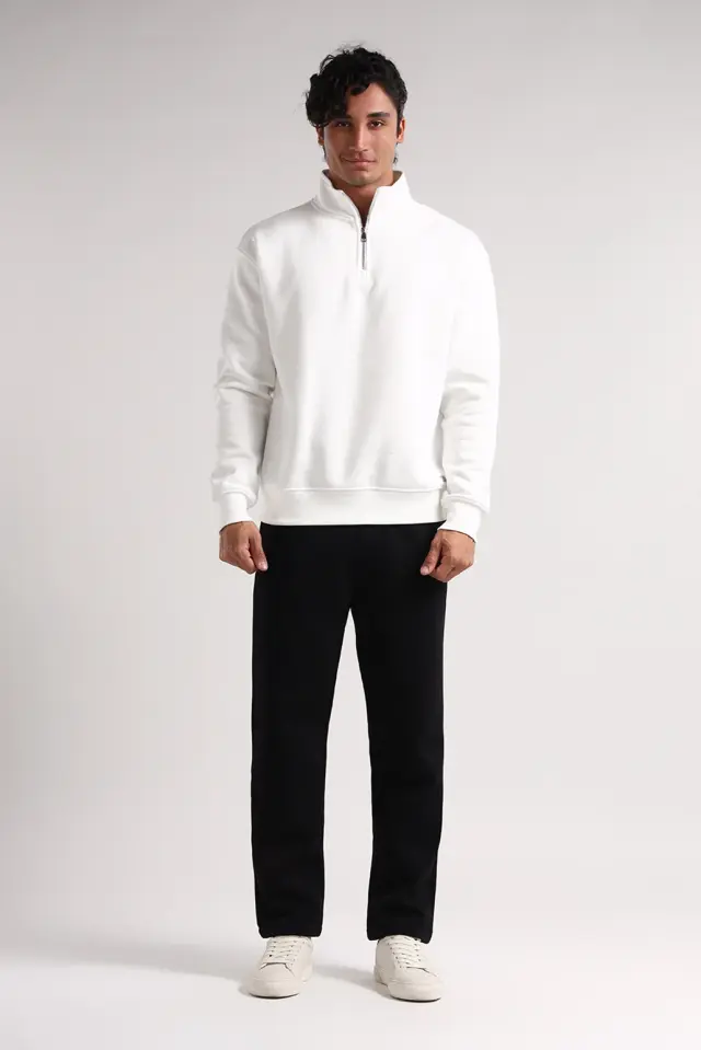 بلوز دورس یقه زیپ دار مردانه مدل 4588-لوک