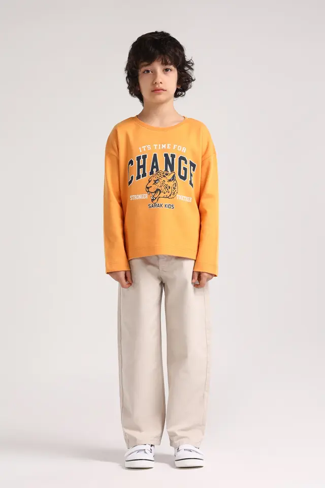 شلوار ساده پسرانه مدل 4501-لوک