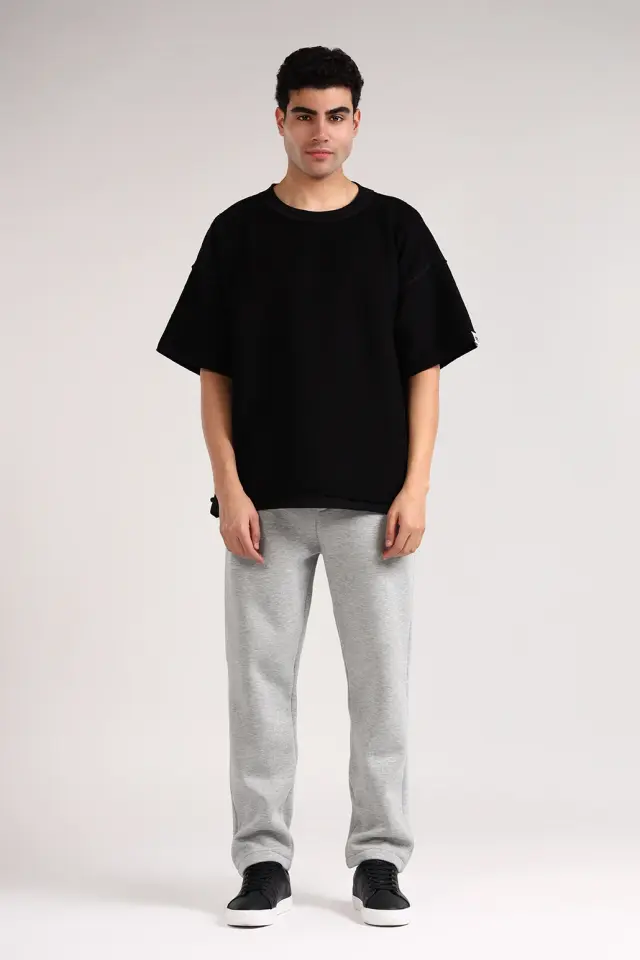 تیشرت دوخت معکوس مردانه مدل 4616-لوک