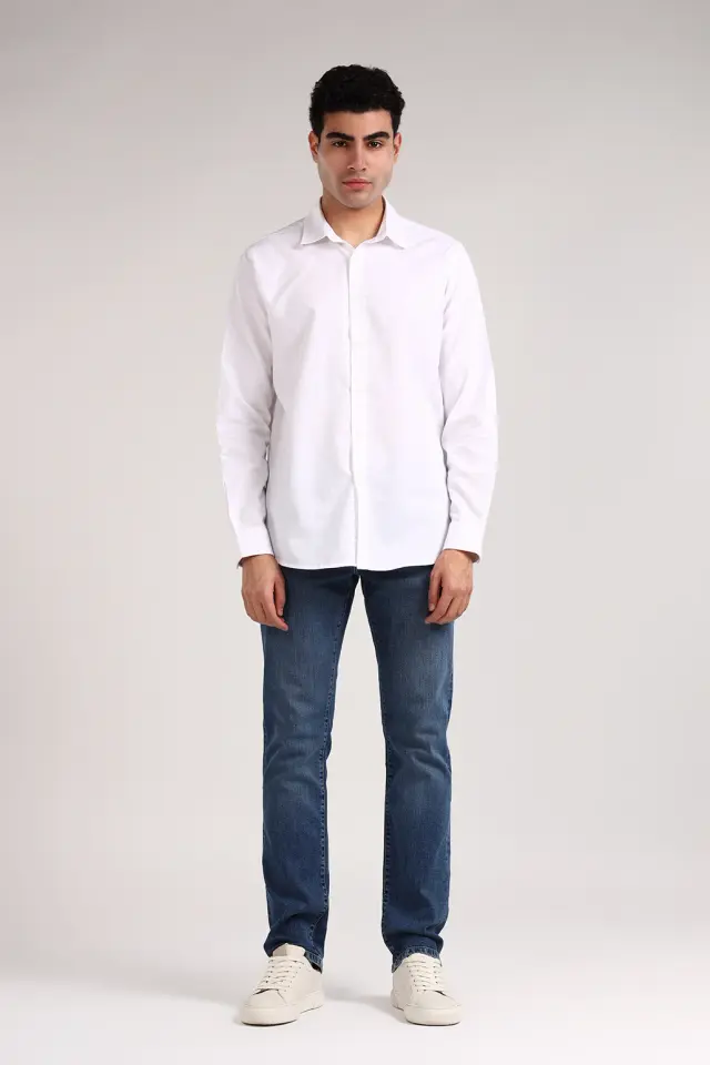 پیراهن ساده مردانه مدل 4525-لوک