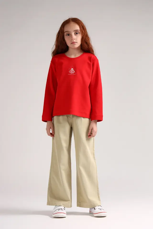 بلوز دخترانه اسپرت مدل 4533-لوک