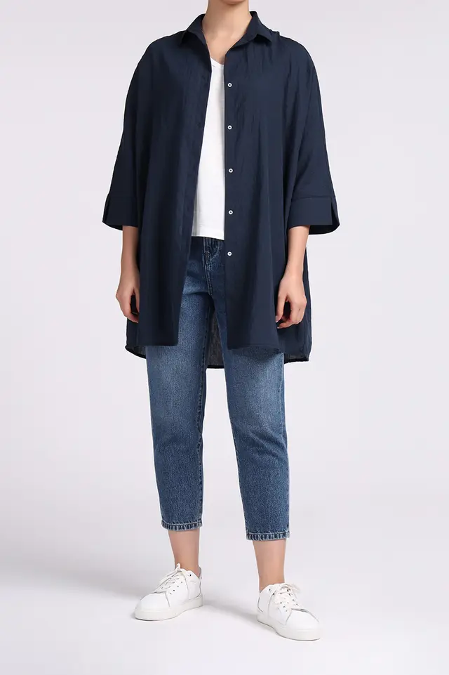 شومیز مانتویی زنانه مونرو-لوک