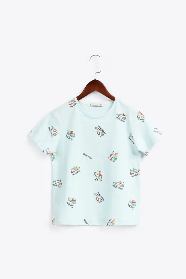 تیشرت فانتزی دخترانه مدل 4025-لوک