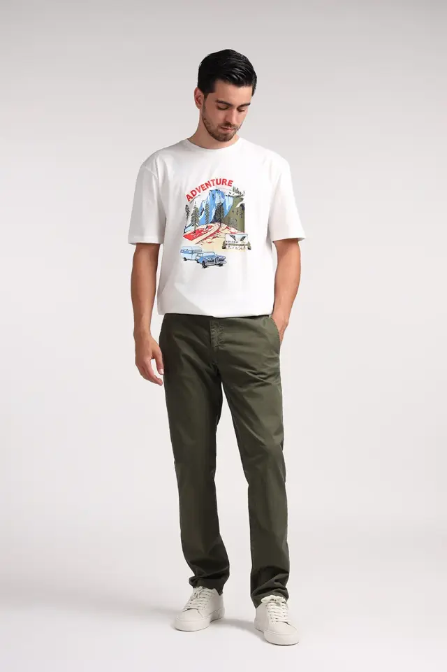 تیشرت مردانه آستین کوتاه مدل 4235-لوک