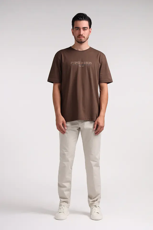 تیشرت مردانه آستین کوتاه مدل 4236-لوک