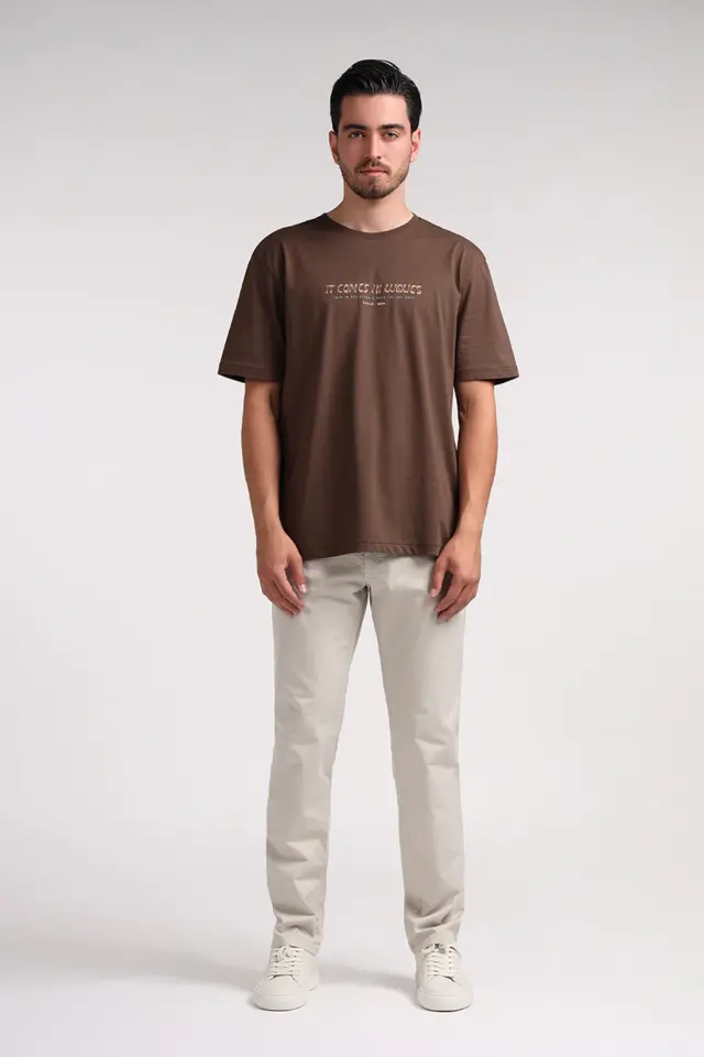 تیشرت مردانه آستین کوتاه مدل 4236-لوک