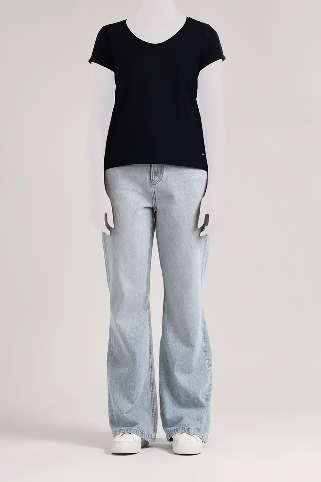 تیشرت زنانه آستین کوتاه مدل 3975-لوک