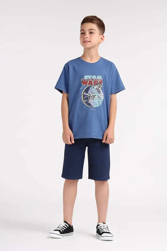 تیشرت طرحدار پسرانه مدل 4265-لوک