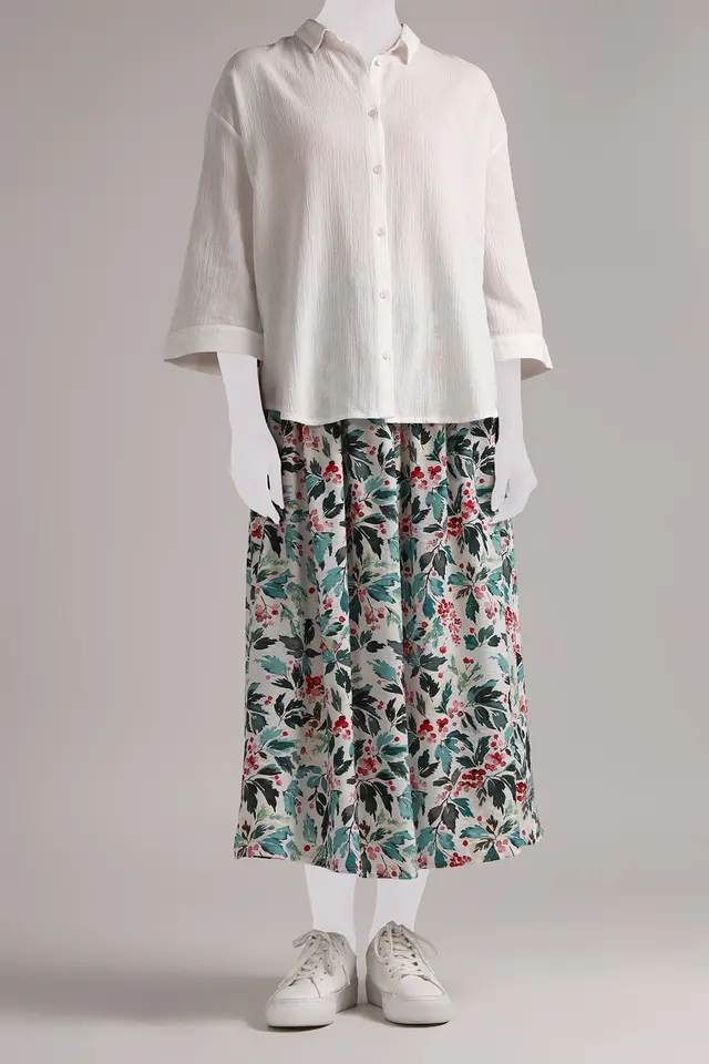 شومیز مانتویی زنانه مدل 4338-لوک