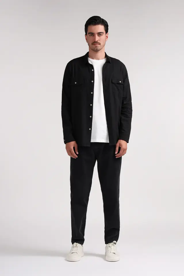 پیراهن ساده مردانه مدل 4200-لوک