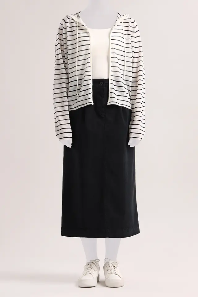 دامن کتان زنانه مدل 5024-لوک