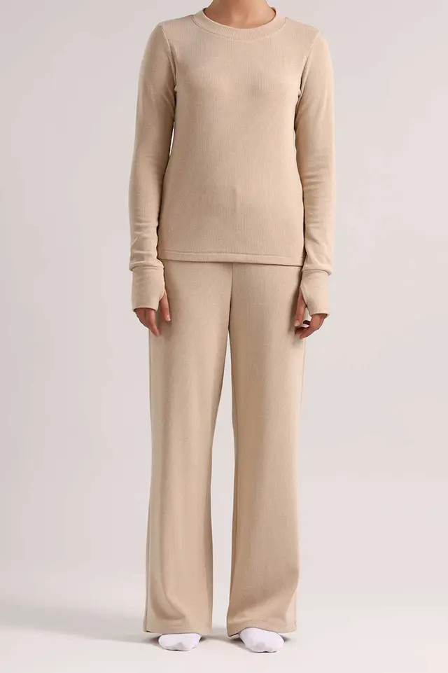 شلوار ساده زنانه مدل 5043-لوک