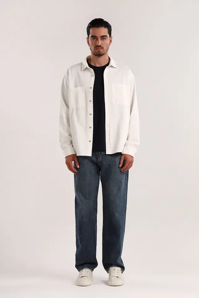 پیراهن دو جیب مردانه مدل 4700-لوک