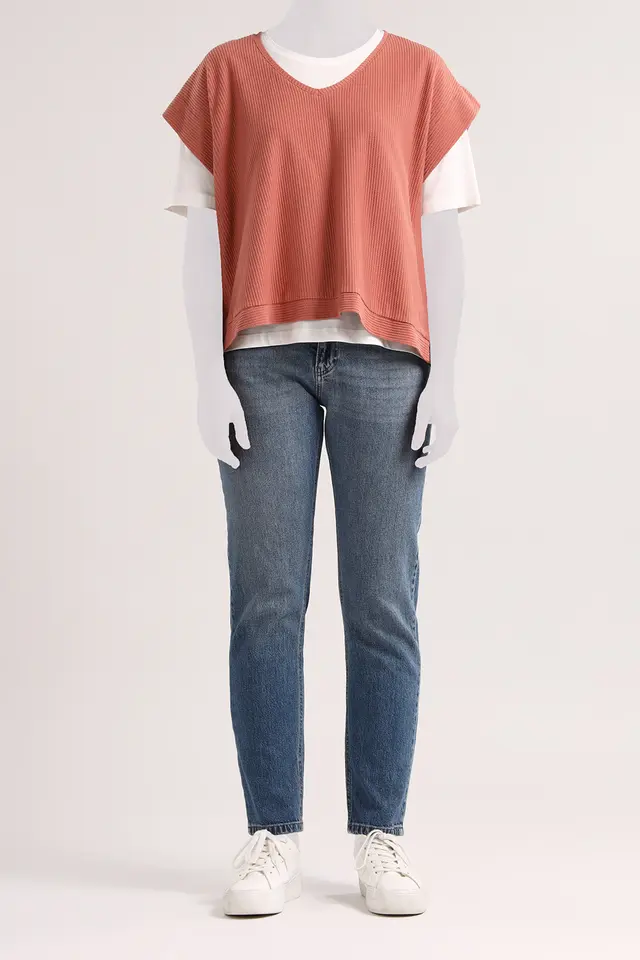 وست زنانه پهلو باز مدل 5031-لوک