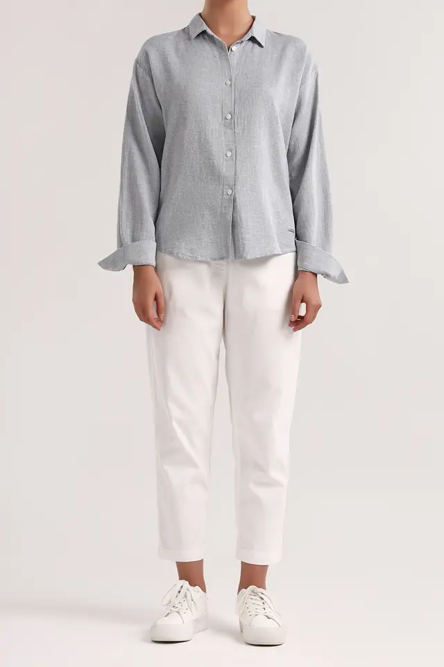 شومیز پشت پیلی دار زنانه مدل 4612-لوک