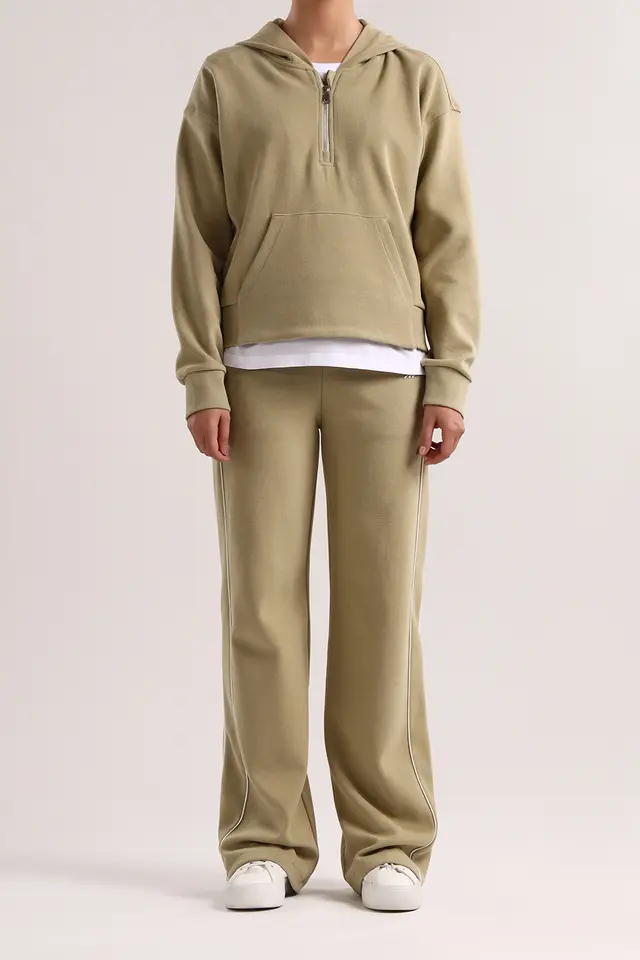 هودی زیپ دار زنانه مدل 5038-لوک