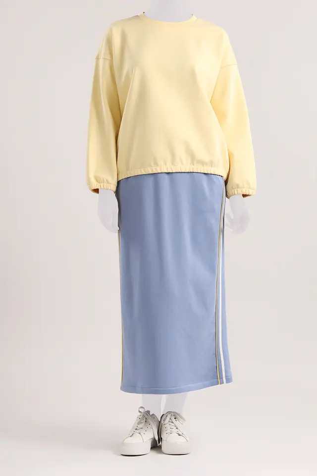 دامن بلند زنانه مدل 5072-لوک