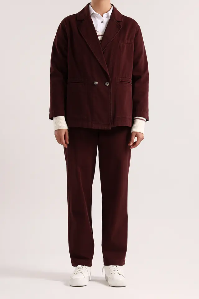 کت کتان زنانه مدل 5057-لوک