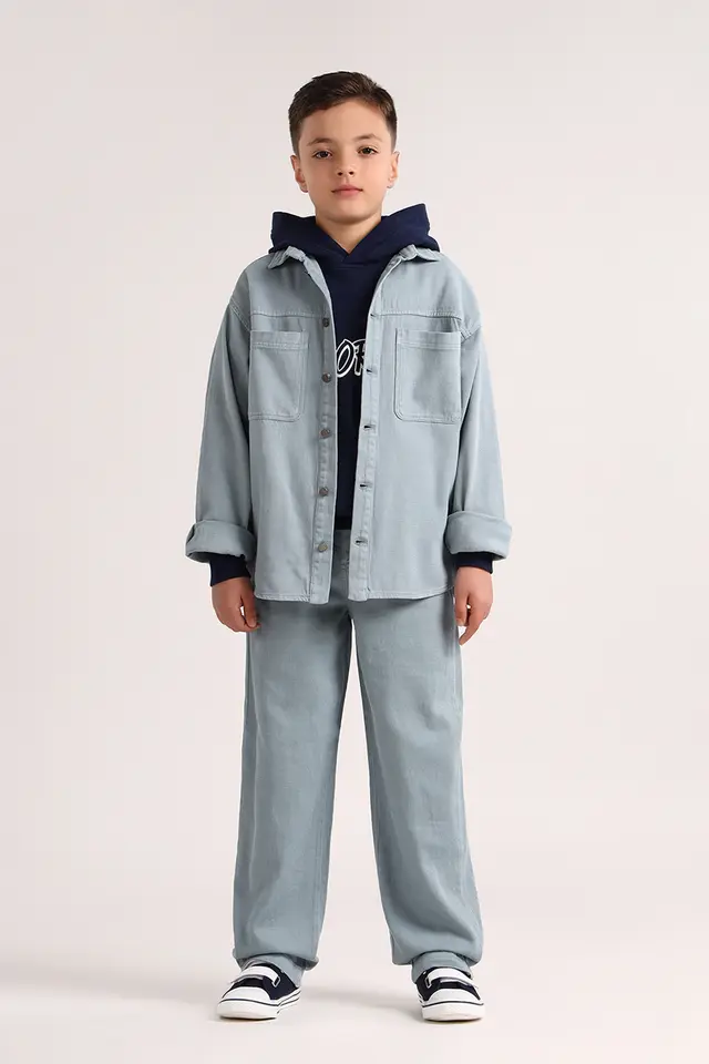 شکت کتان پسرانه مدل 5077-لوک