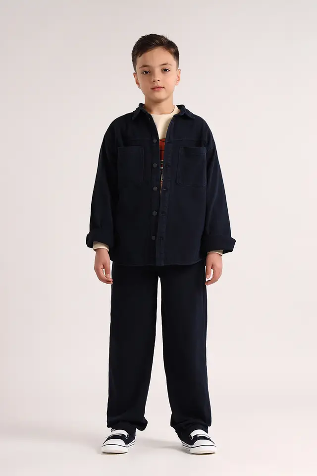 شکت کتان پسرانه مدل 5077-لوک