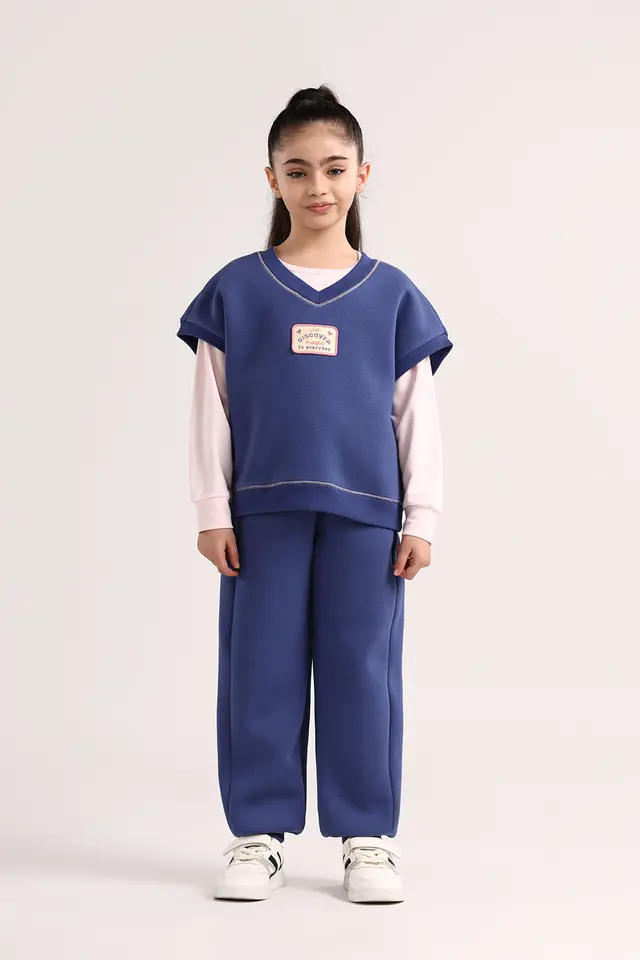 شلوار دورس دمپا کش دخترانه مدل 5123-لوک