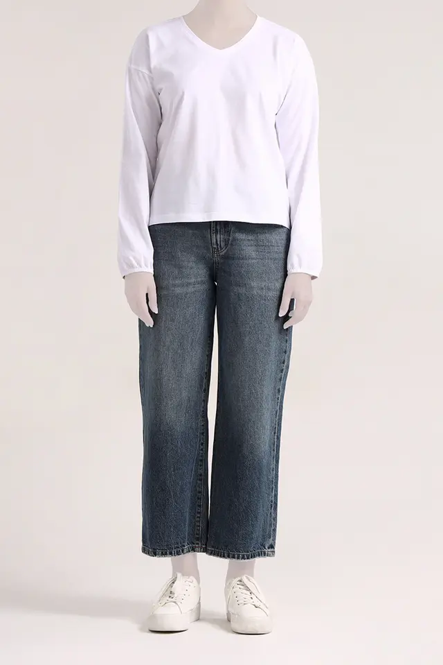 بلوز زنانه یقه هفت مدل 5151-لوک