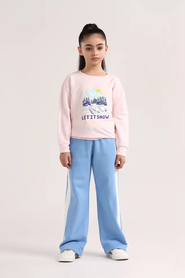 شلوار راسته دورس دخترانه مدل 5064-لوک