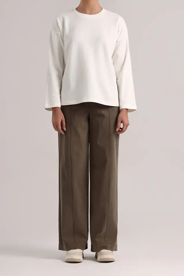 بلوز یقه گرد زنانه مدل 5158-لوک