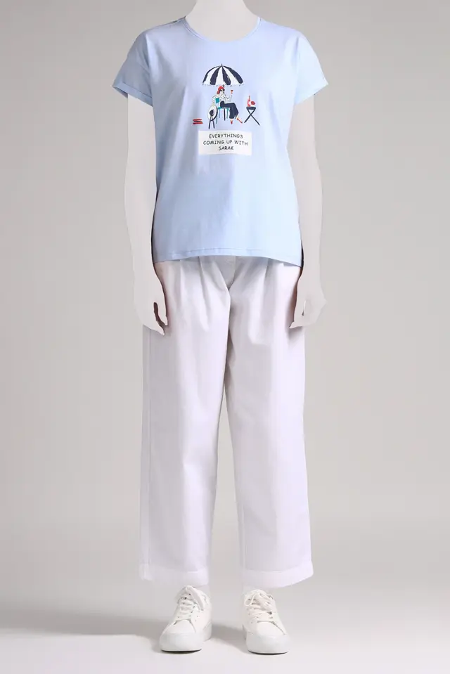 تیشرت فانتزی زنانه مدل 4407-لوک