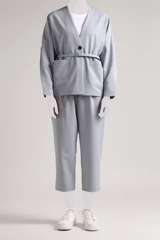 شلوار پیلی دار زنانه مدل 4677-لوک