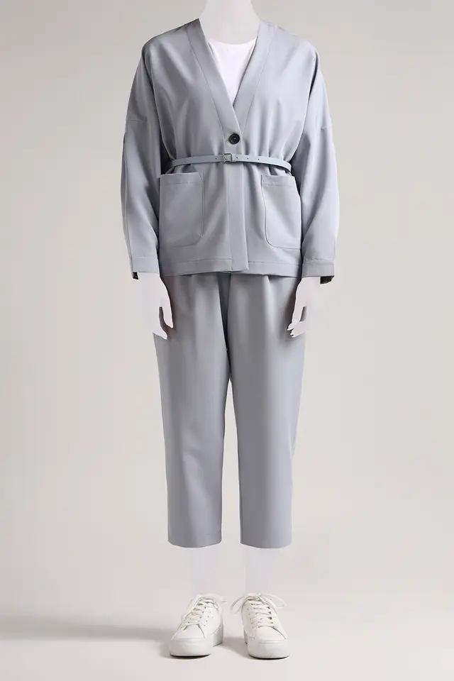 کت یقه هفت زنانه مدل 4678-لوک